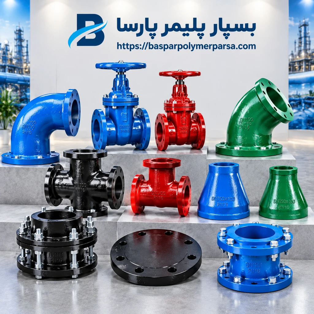 اتصالات چدنی داکتیل رنگی