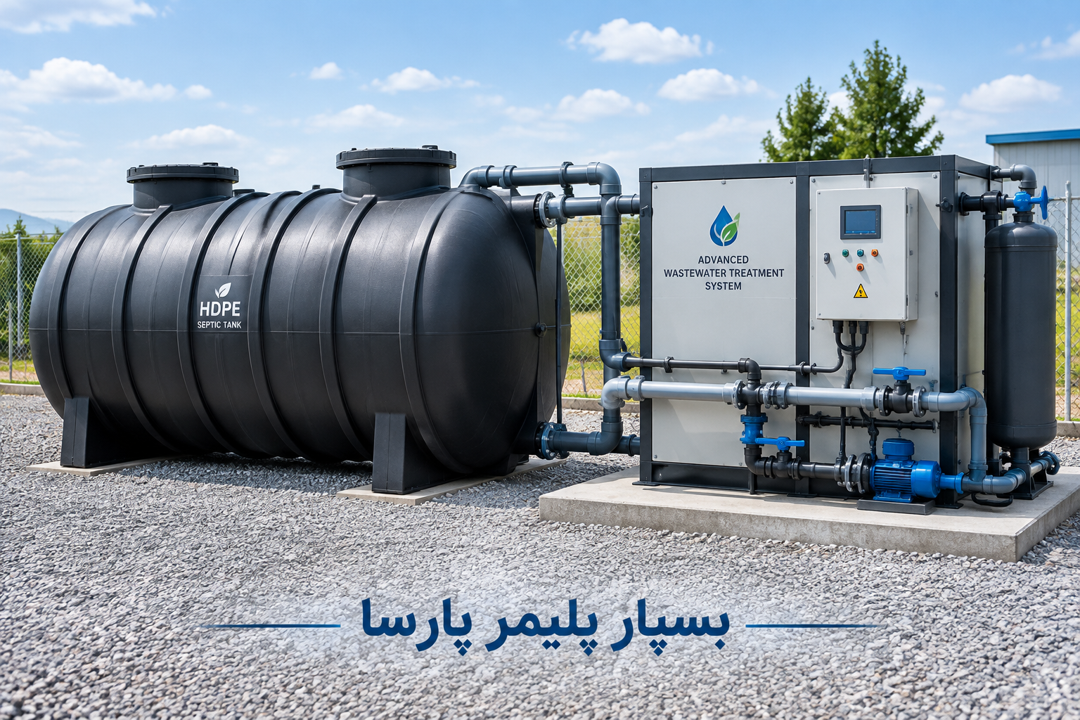 سپتیک تانک با تسویه خانه