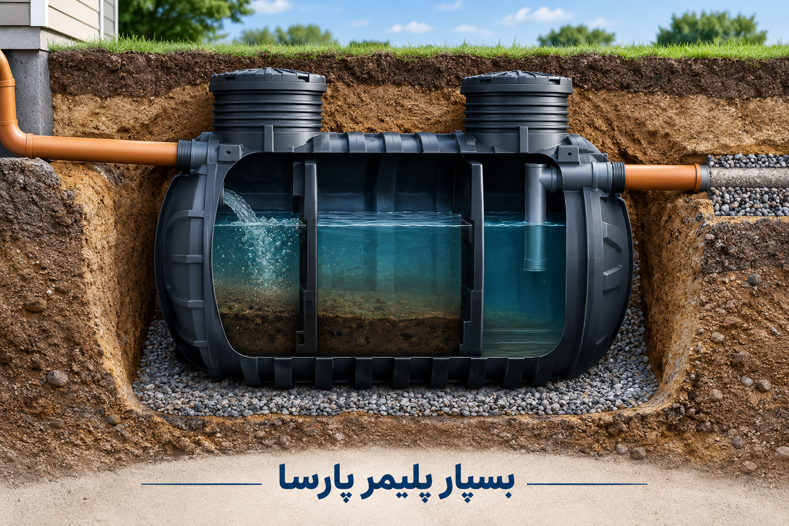 سپتیک تانک زیرزمینی