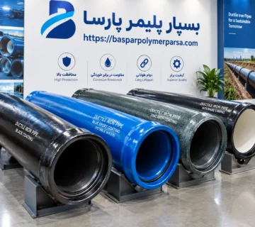 لوله چدنی داکتیل رنگی
